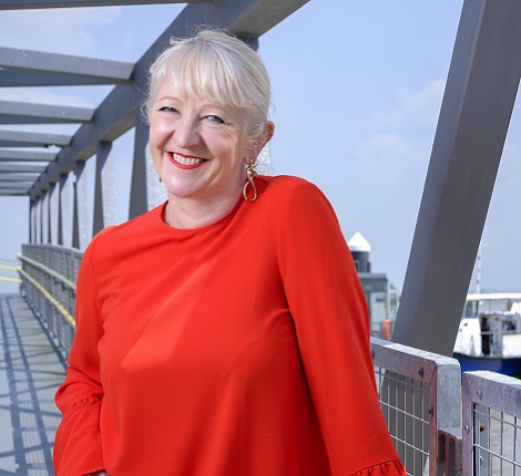 Smiling headshot of Kate Willard OBE Estuary Envoy and Chair of the Thames Estuary Growth Board